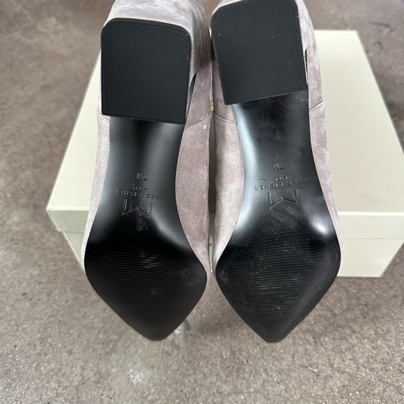 NWB Marc Fisher Zanna Suede Gray Boot - Picture 8 of 10